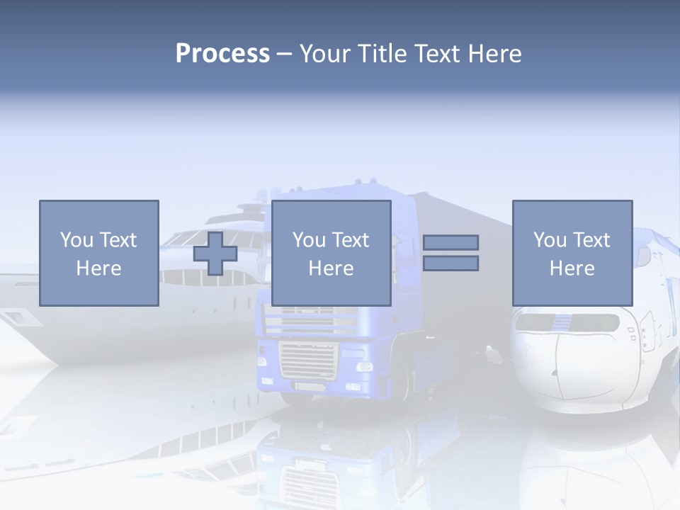 Button Car Idea PowerPoint Template