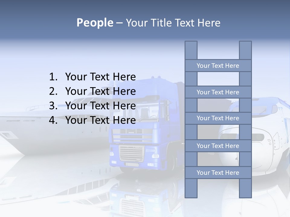 Button Car Idea PowerPoint Template