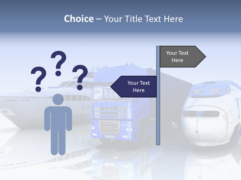 Button Car Idea PowerPoint Template