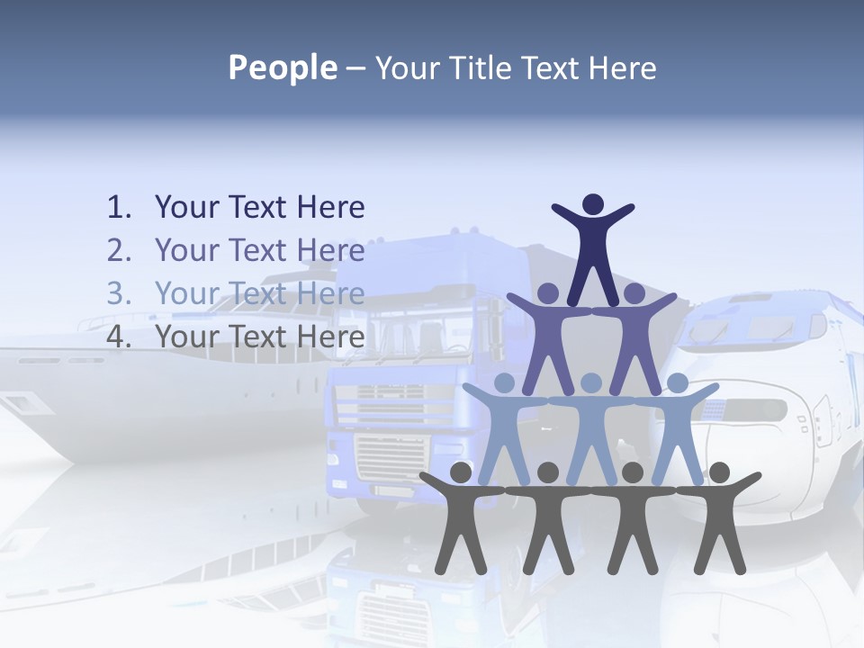 Button Car Idea PowerPoint Template