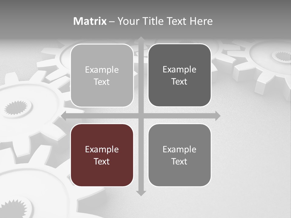 Equipment Geometric Development PowerPoint Template