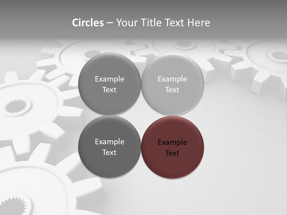 Equipment Geometric Development PowerPoint Template