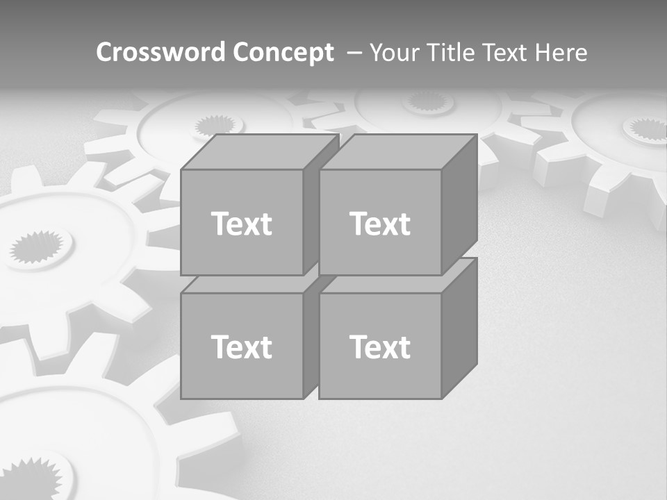 Equipment Geometric Development PowerPoint Template