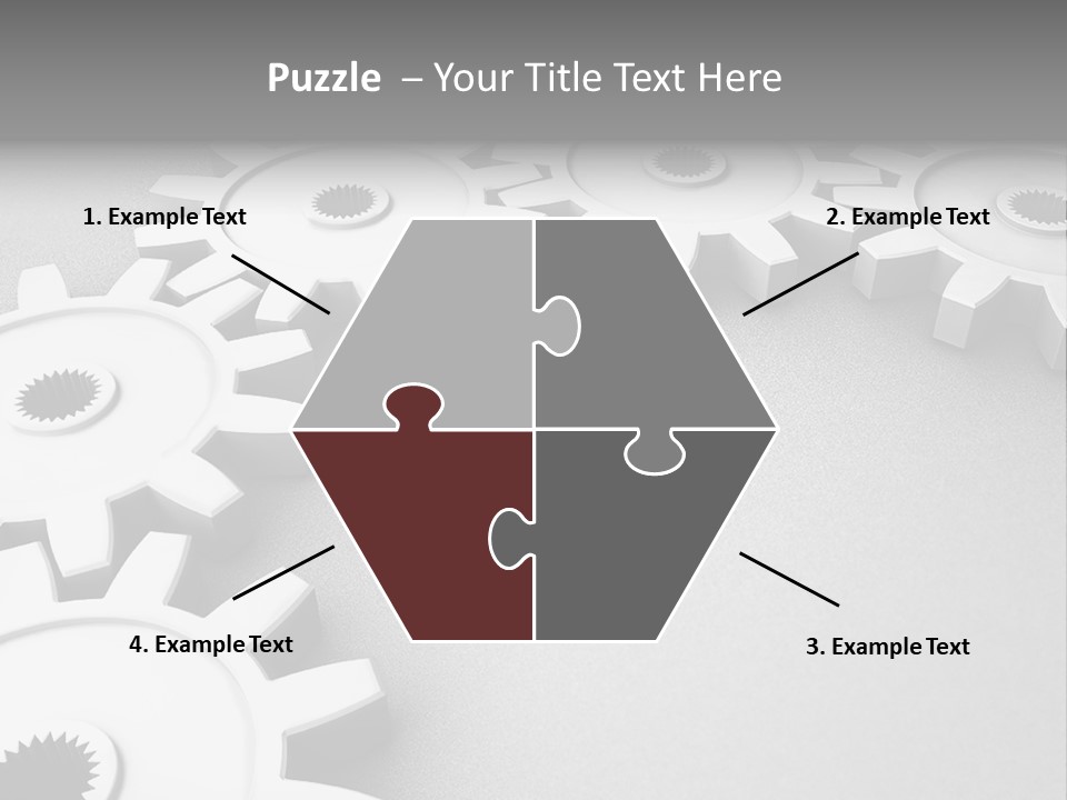 Equipment Geometric Development PowerPoint Template