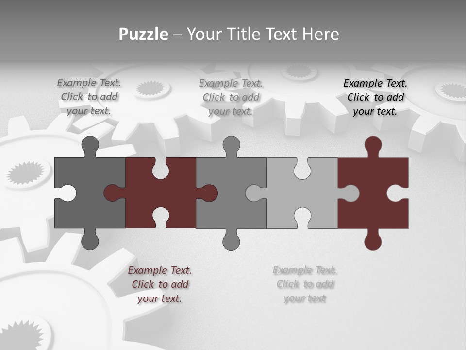 Equipment Geometric Development PowerPoint Template
