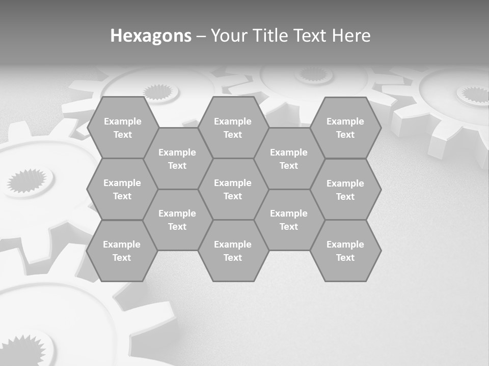 Equipment Geometric Development PowerPoint Template