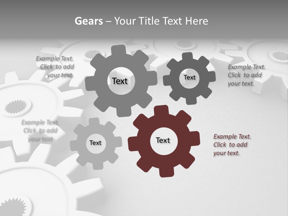 Equipment Geometric Development PowerPoint Template