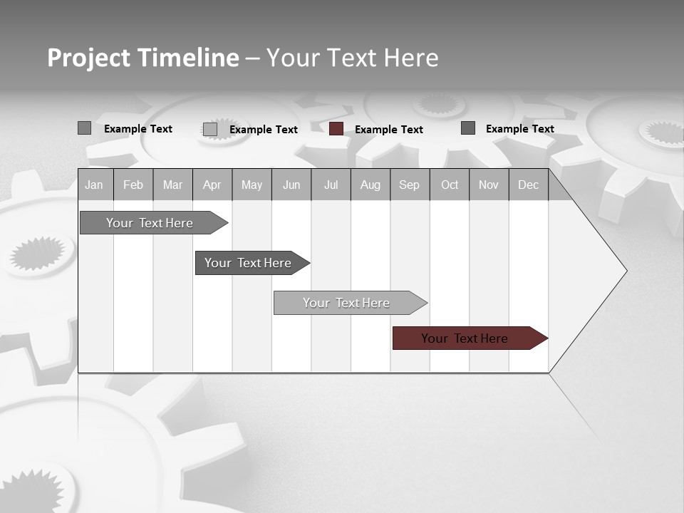 Equipment Geometric Development PowerPoint Template