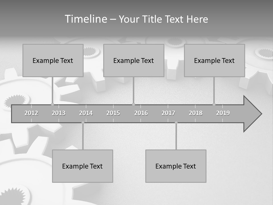 Equipment Geometric Development PowerPoint Template
