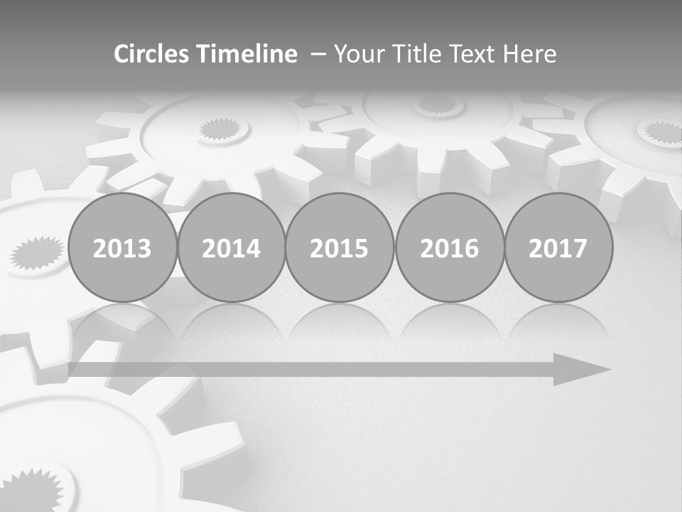 Equipment Geometric Development PowerPoint Template
