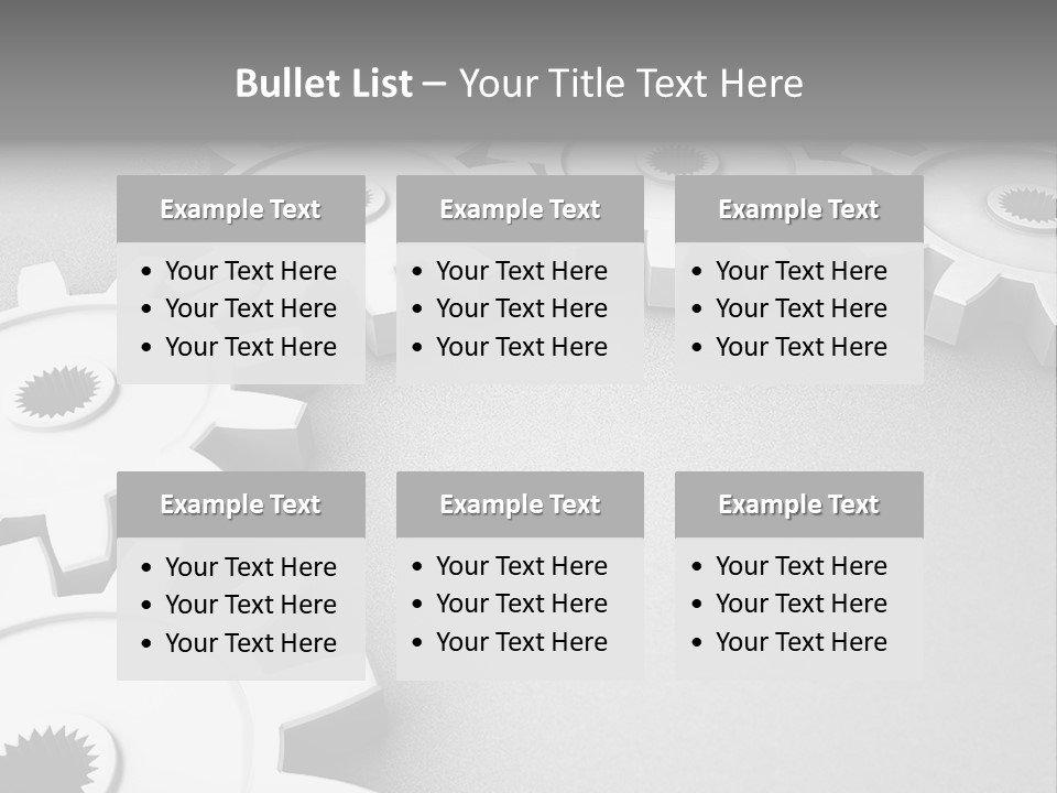 Equipment Geometric Development PowerPoint Template