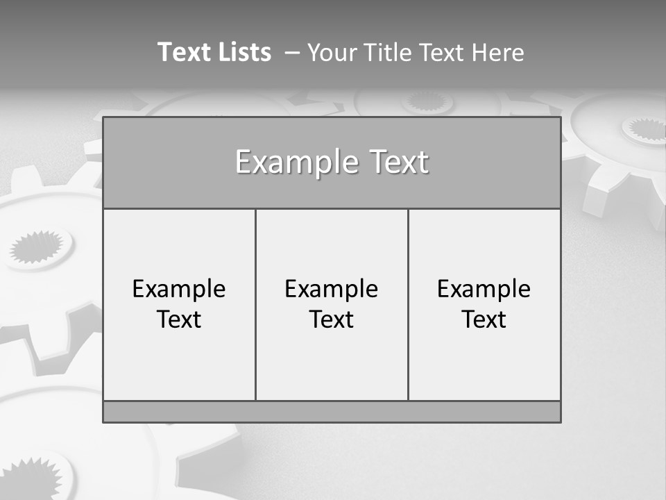Equipment Geometric Development PowerPoint Template
