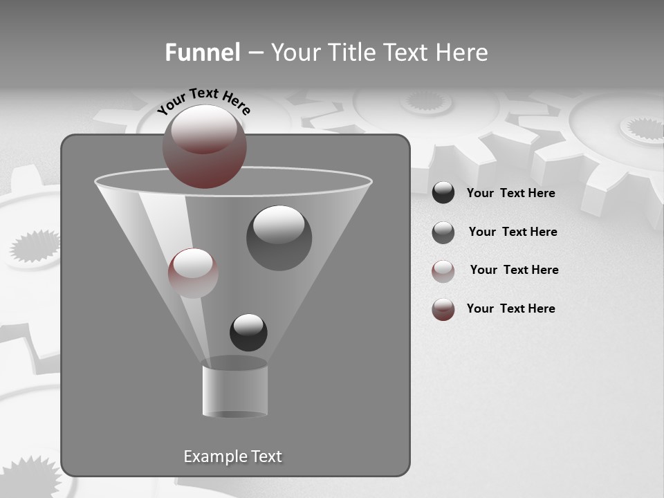 Equipment Geometric Development PowerPoint Template