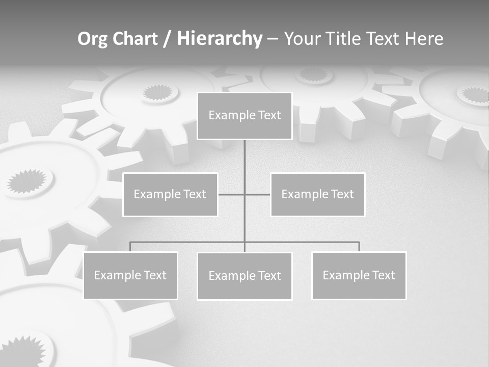 Equipment Geometric Development PowerPoint Template