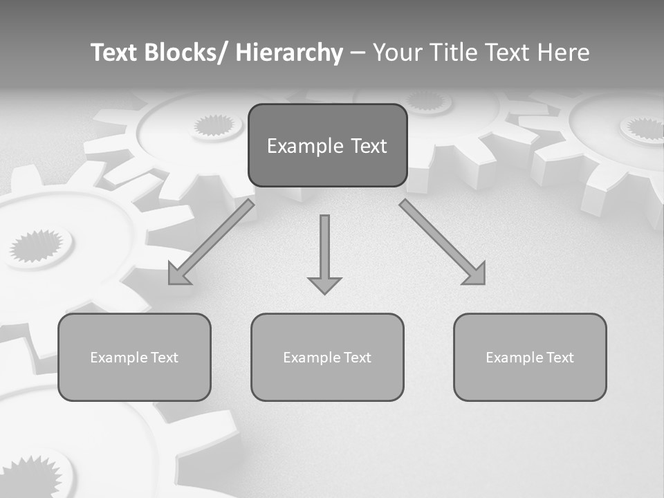 Equipment Geometric Development PowerPoint Template