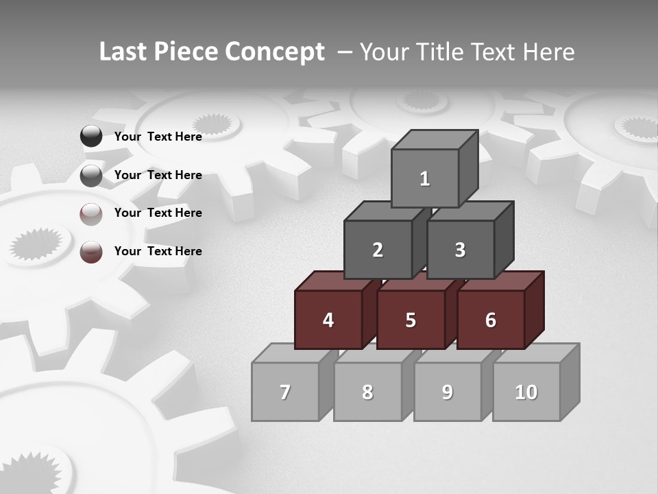 Equipment Geometric Development PowerPoint Template