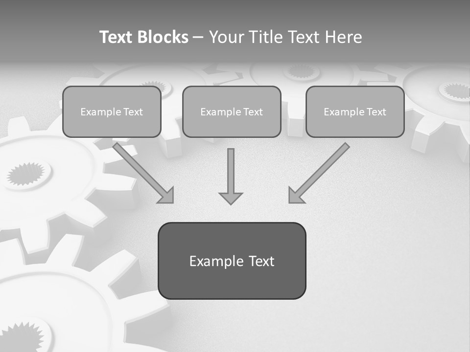Equipment Geometric Development PowerPoint Template