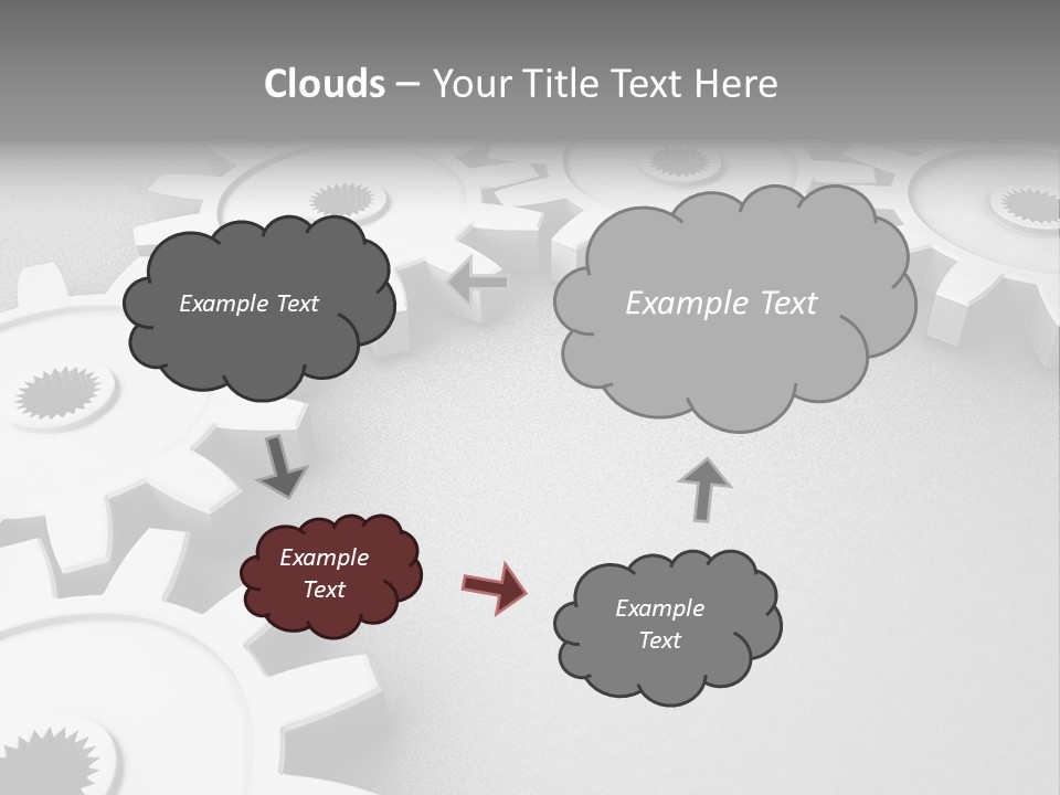 Equipment Geometric Development PowerPoint Template