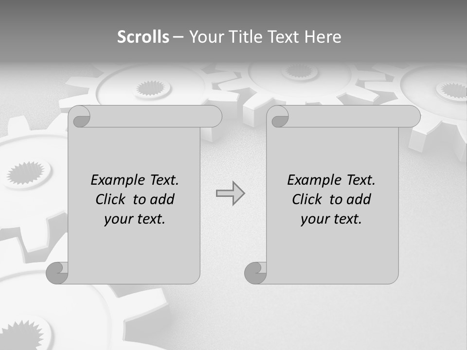 Equipment Geometric Development PowerPoint Template