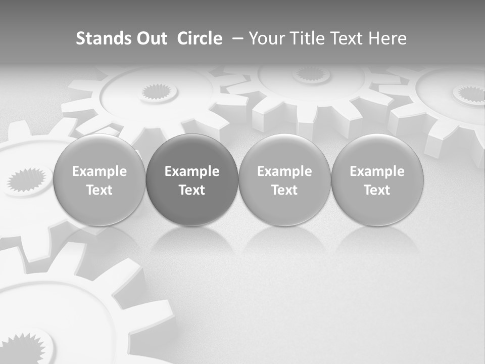 Equipment Geometric Development PowerPoint Template