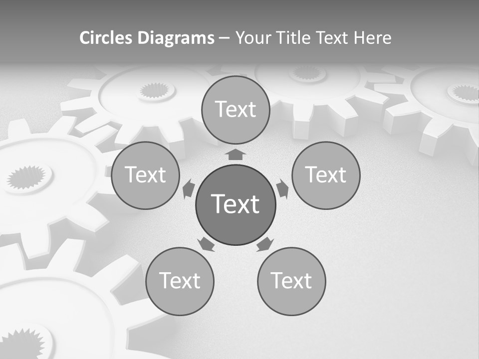 Equipment Geometric Development PowerPoint Template