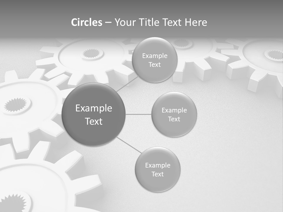 Equipment Geometric Development PowerPoint Template
