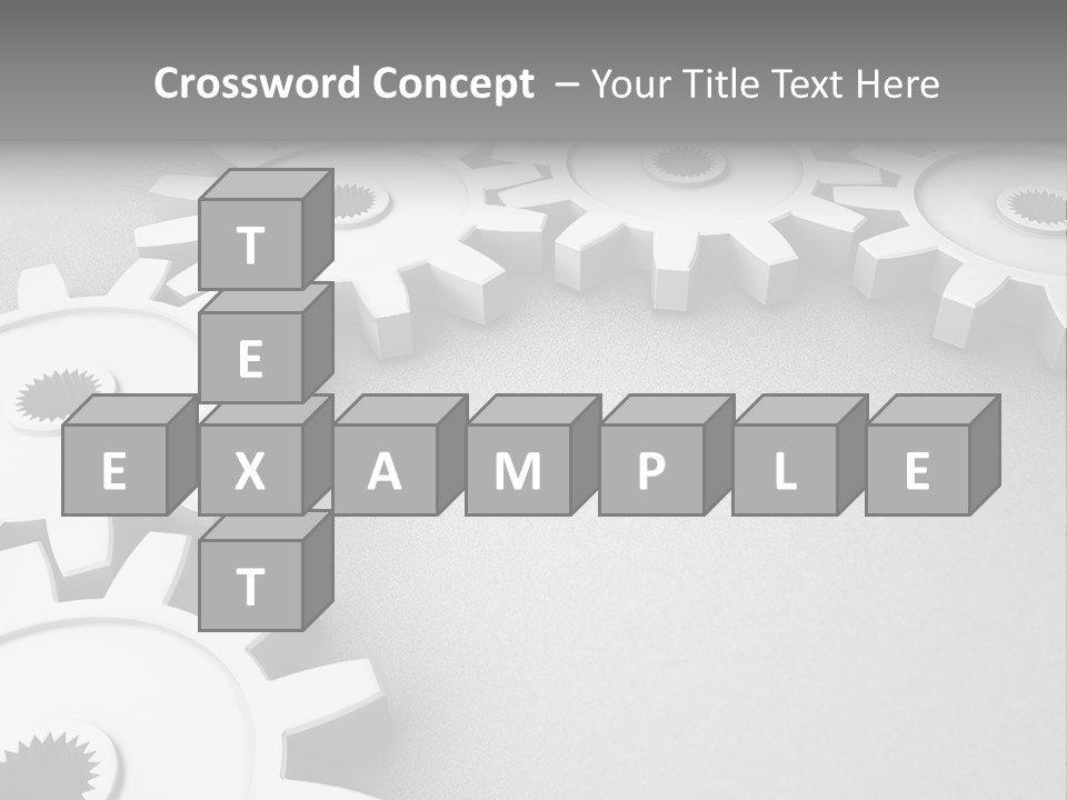 Equipment Geometric Development PowerPoint Template