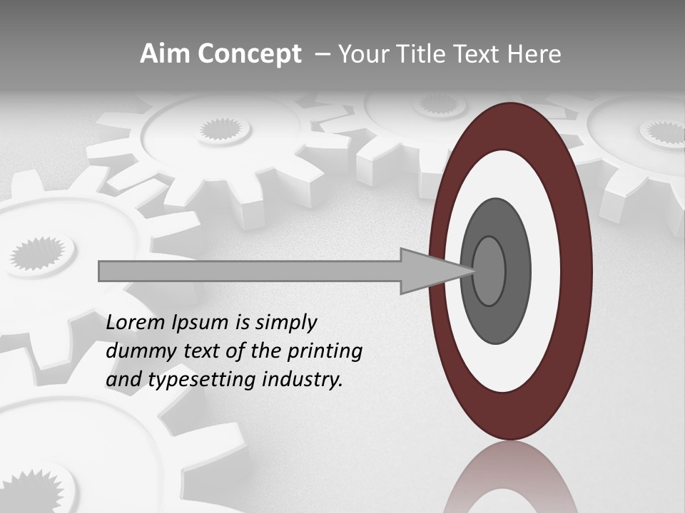 Equipment Geometric Development PowerPoint Template