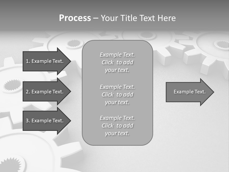 Equipment Geometric Development PowerPoint Template