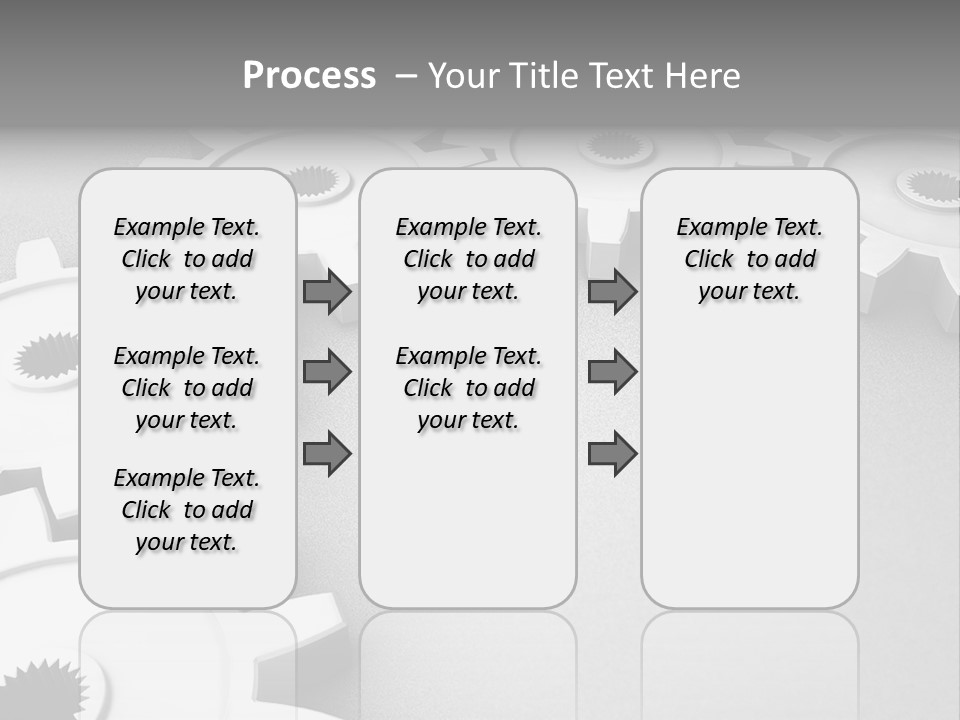 Equipment Geometric Development PowerPoint Template