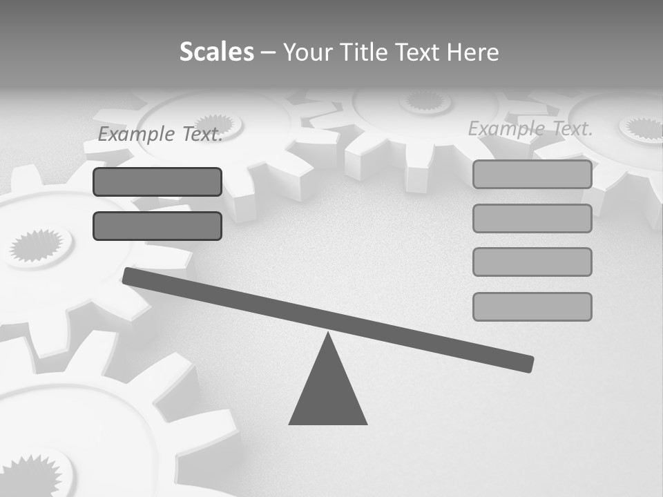 Equipment Geometric Development PowerPoint Template