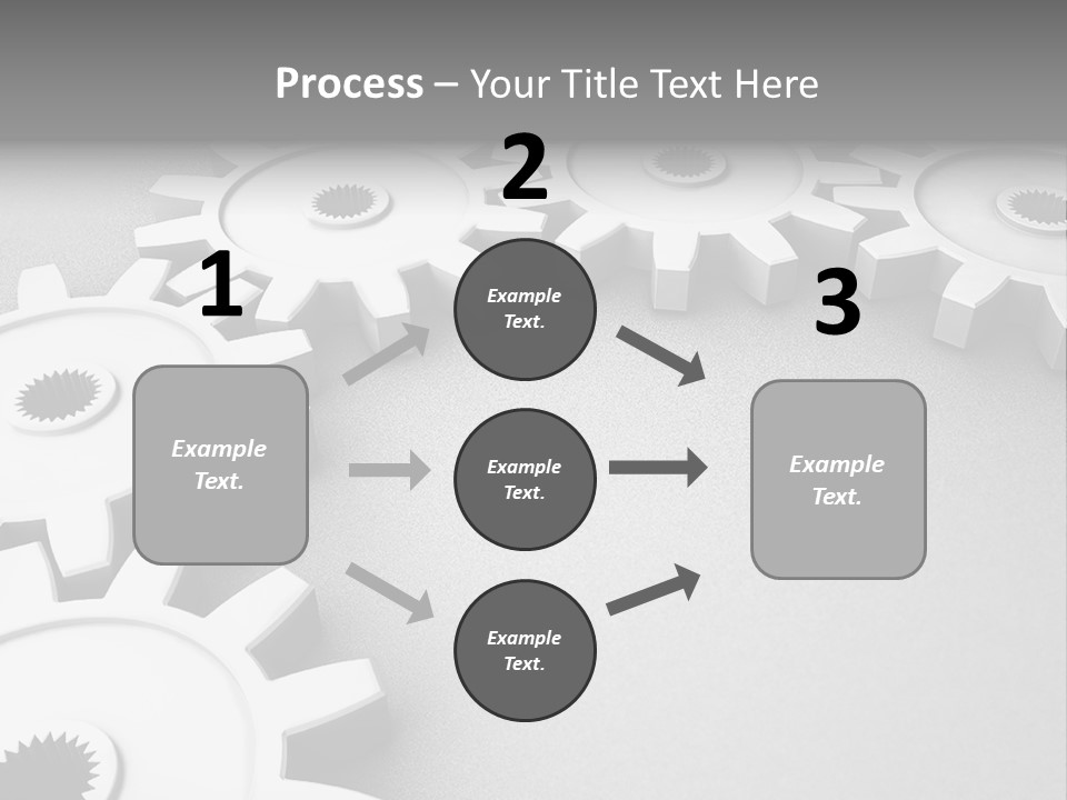 Equipment Geometric Development PowerPoint Template