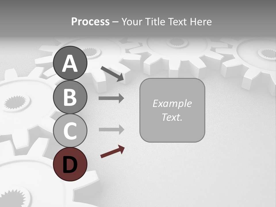 Equipment Geometric Development PowerPoint Template