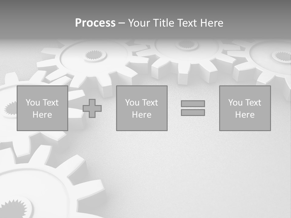 Equipment Geometric Development PowerPoint Template