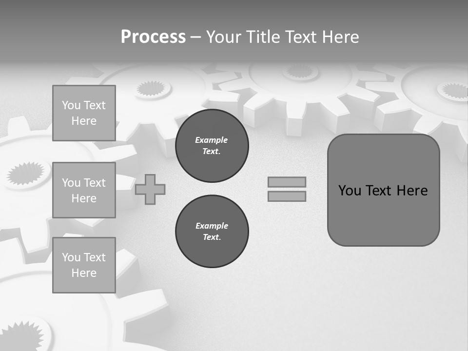 Equipment Geometric Development PowerPoint Template