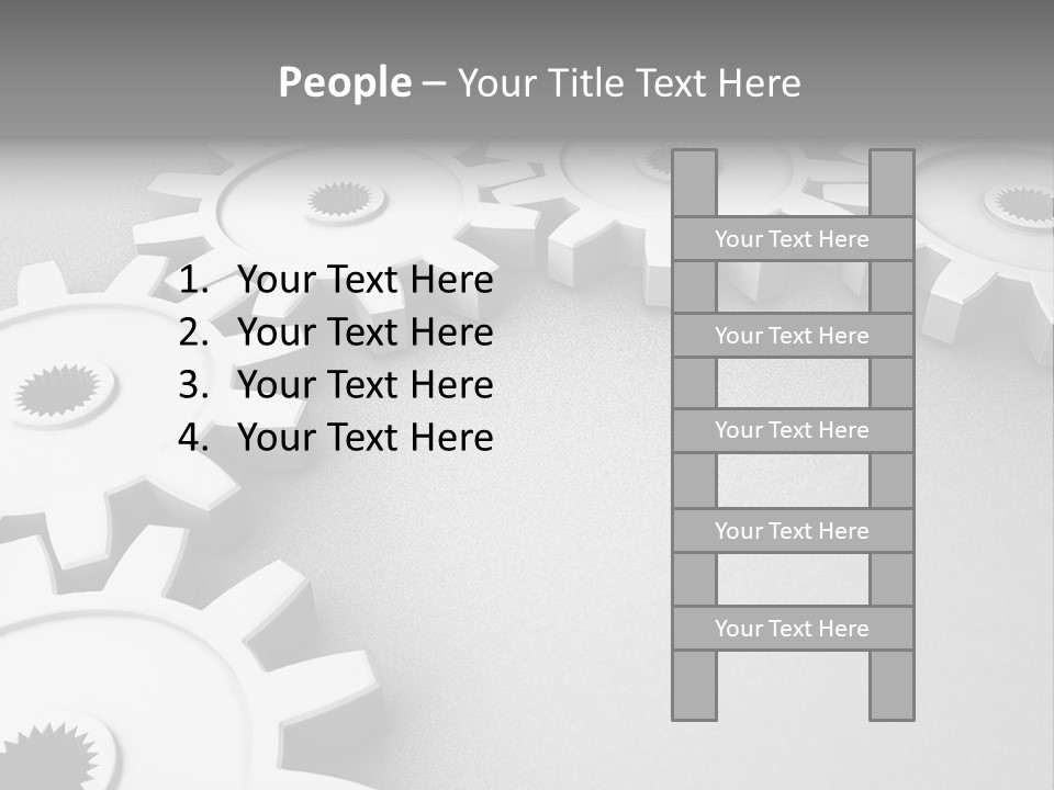 Equipment Geometric Development PowerPoint Template