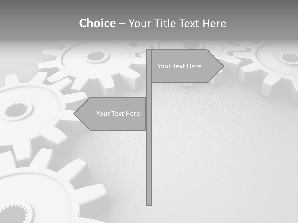 Equipment Geometric Development PowerPoint Template