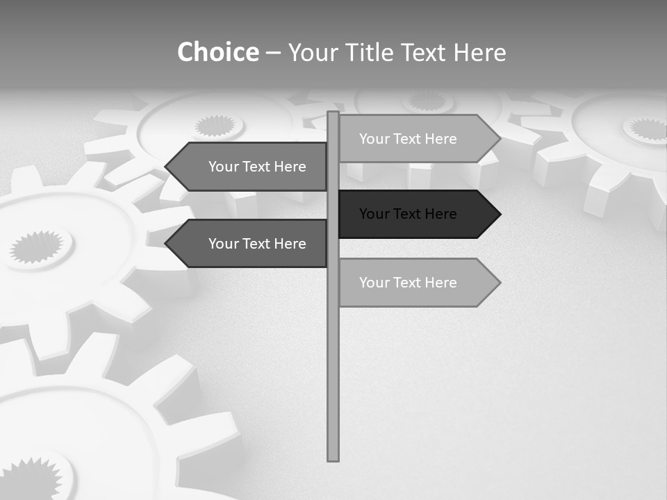 Equipment Geometric Development PowerPoint Template