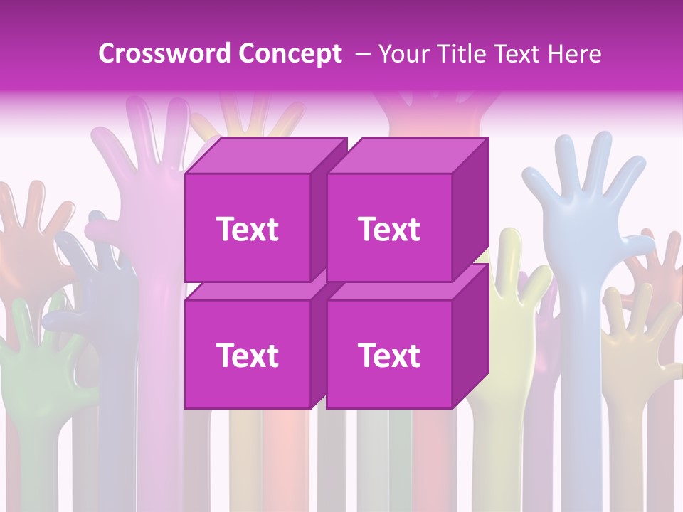 Volunteers Unity Colourful PowerPoint Template
