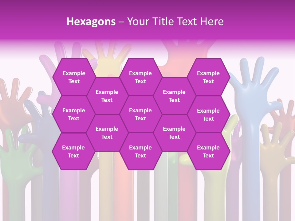 Volunteers Unity Colourful PowerPoint Template