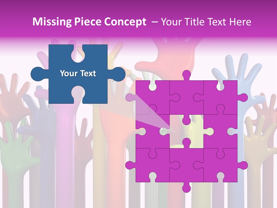 Volunteers Unity Colourful PowerPoint Template