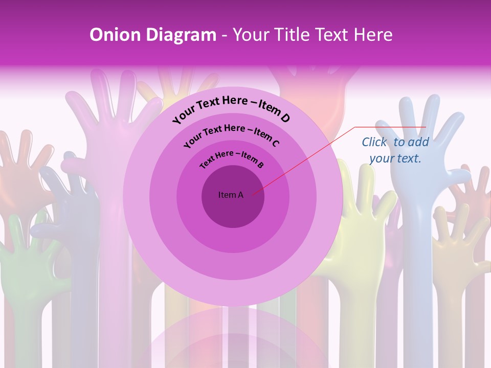 Volunteers Unity Colourful PowerPoint Template