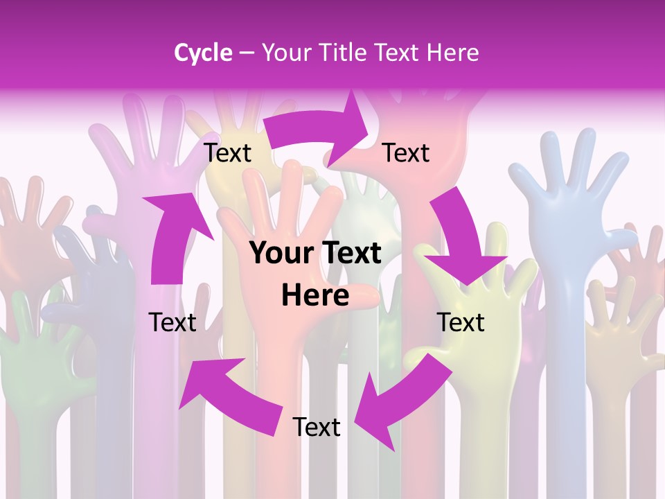 Volunteers Unity Colourful PowerPoint Template