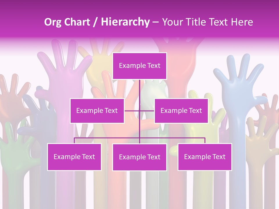 Volunteers Unity Colourful PowerPoint Template
