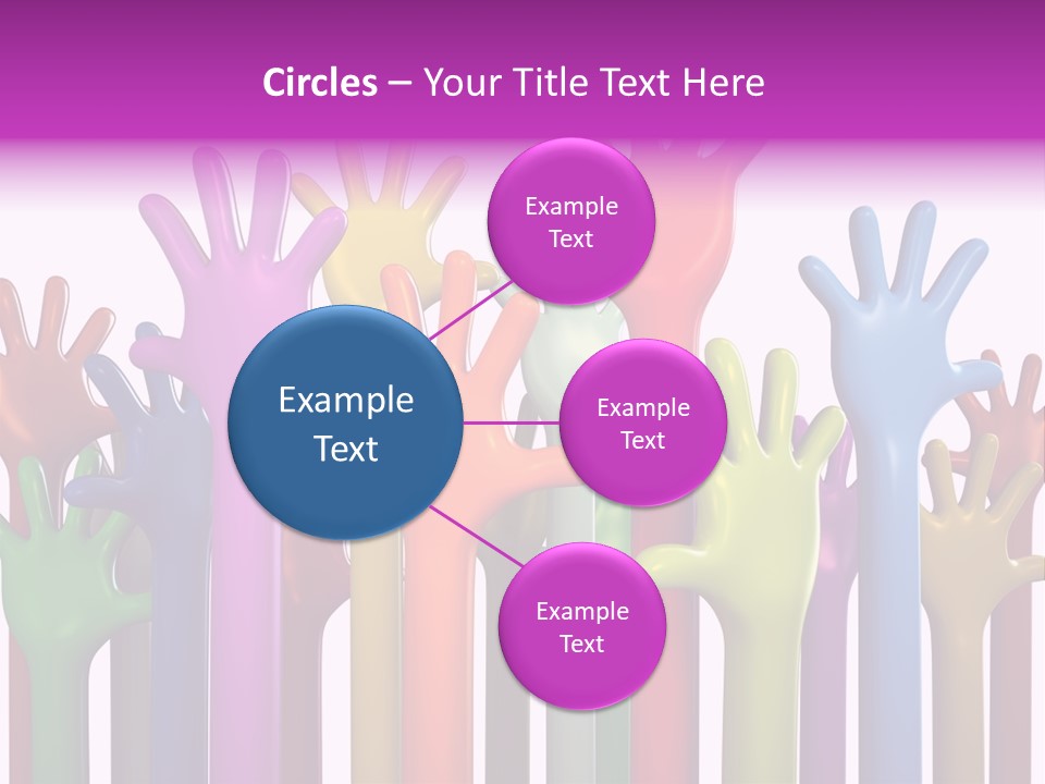 Volunteers Unity Colourful PowerPoint Template