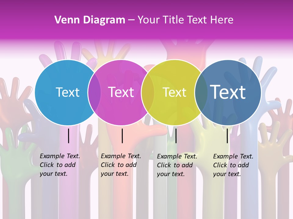 Volunteers Unity Colourful PowerPoint Template