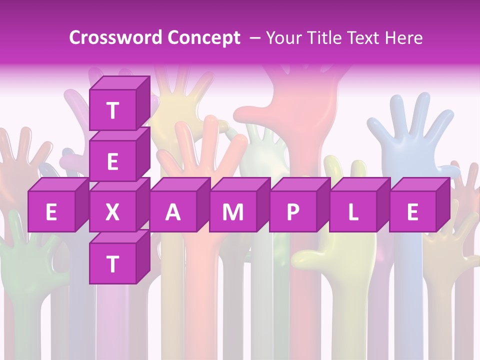 Volunteers Unity Colourful PowerPoint Template