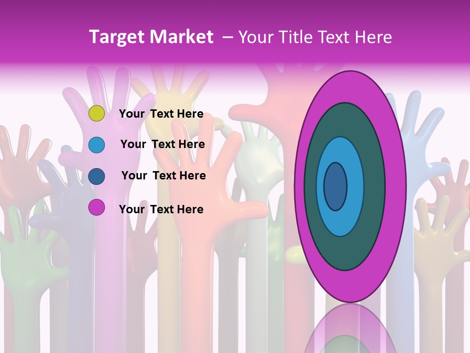 Volunteers Unity Colourful PowerPoint Template