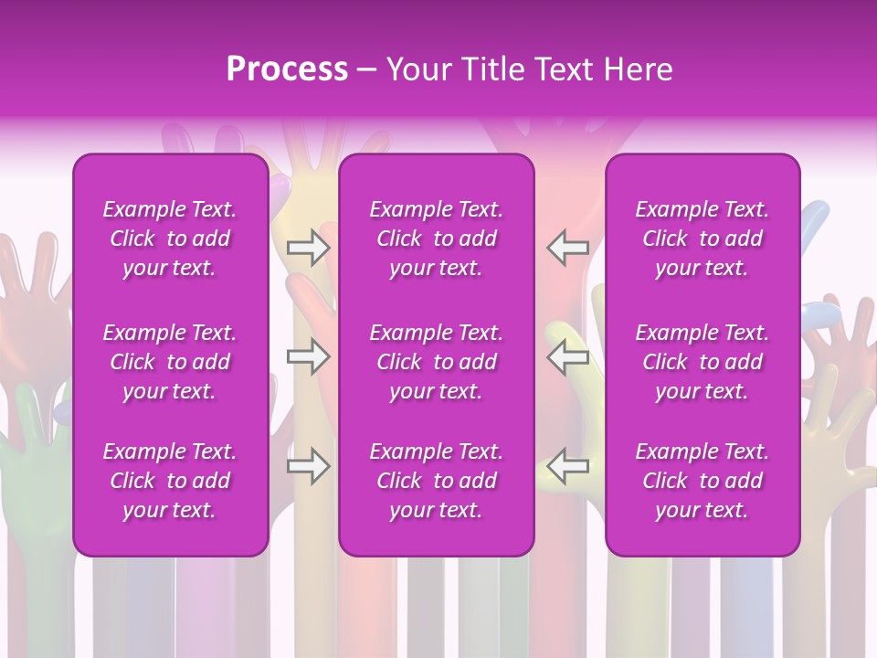 Volunteers Unity Colourful PowerPoint Template