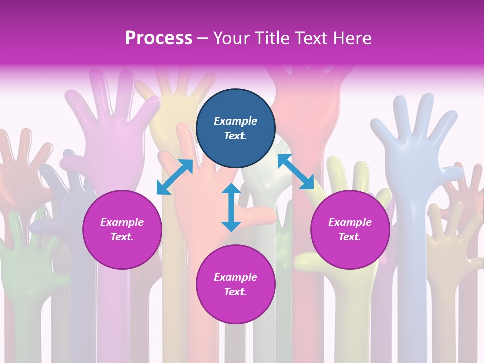 Volunteers Unity Colourful PowerPoint Template